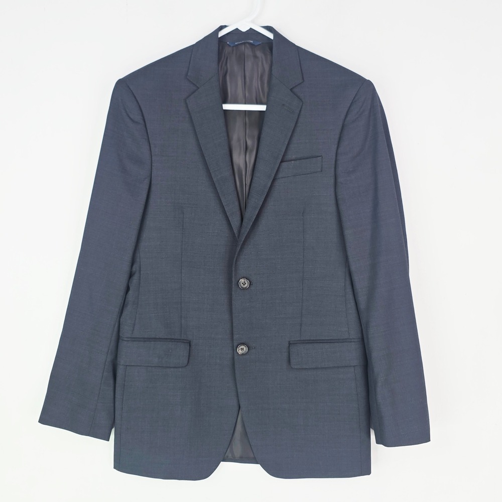 Ralph by Ralph Lauren Men 36 Charcoal Gray Wool 2-Button Blazer Sport Coat
